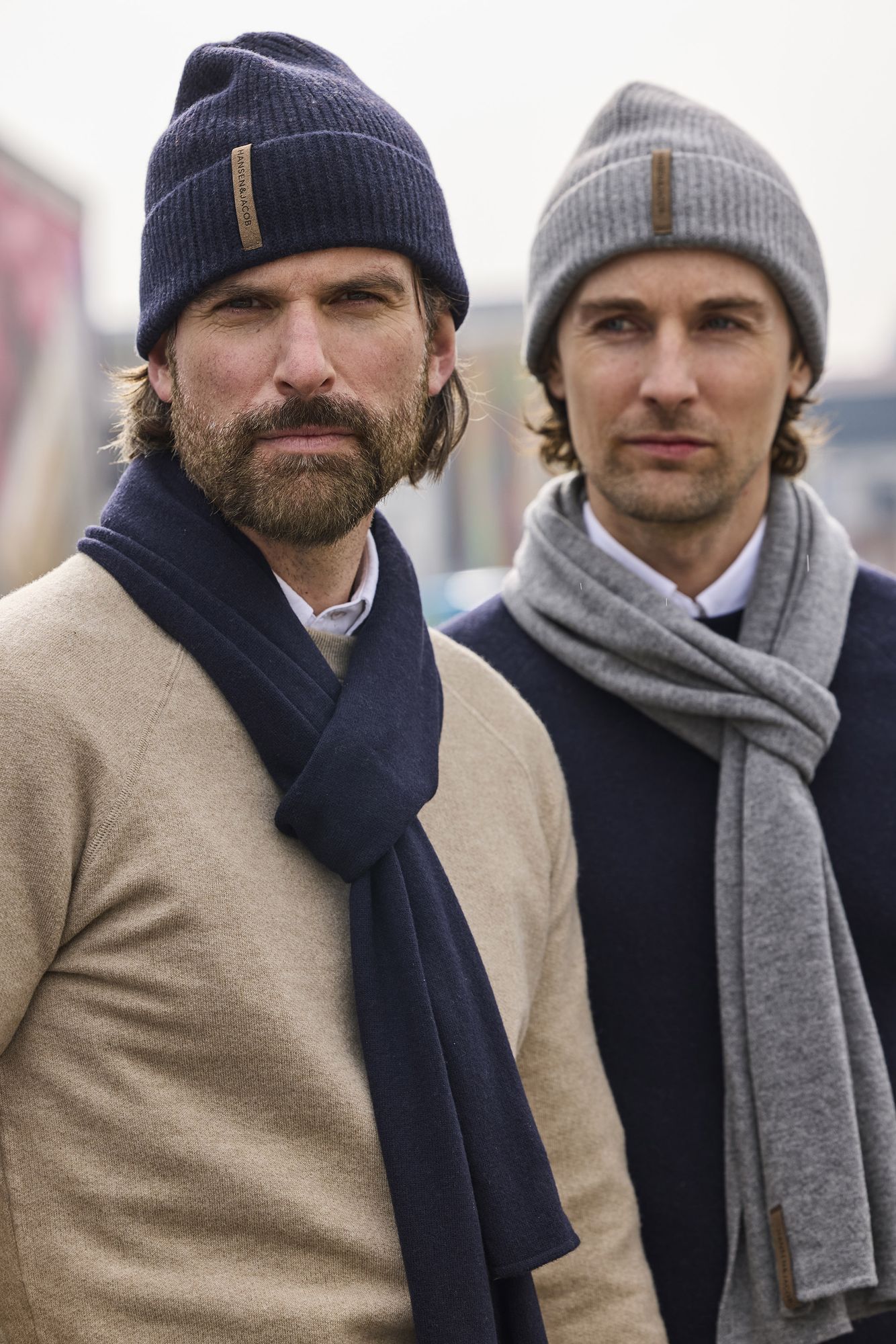Geelong Beanie, Marinblå, One Size, Hansen & Jacob –