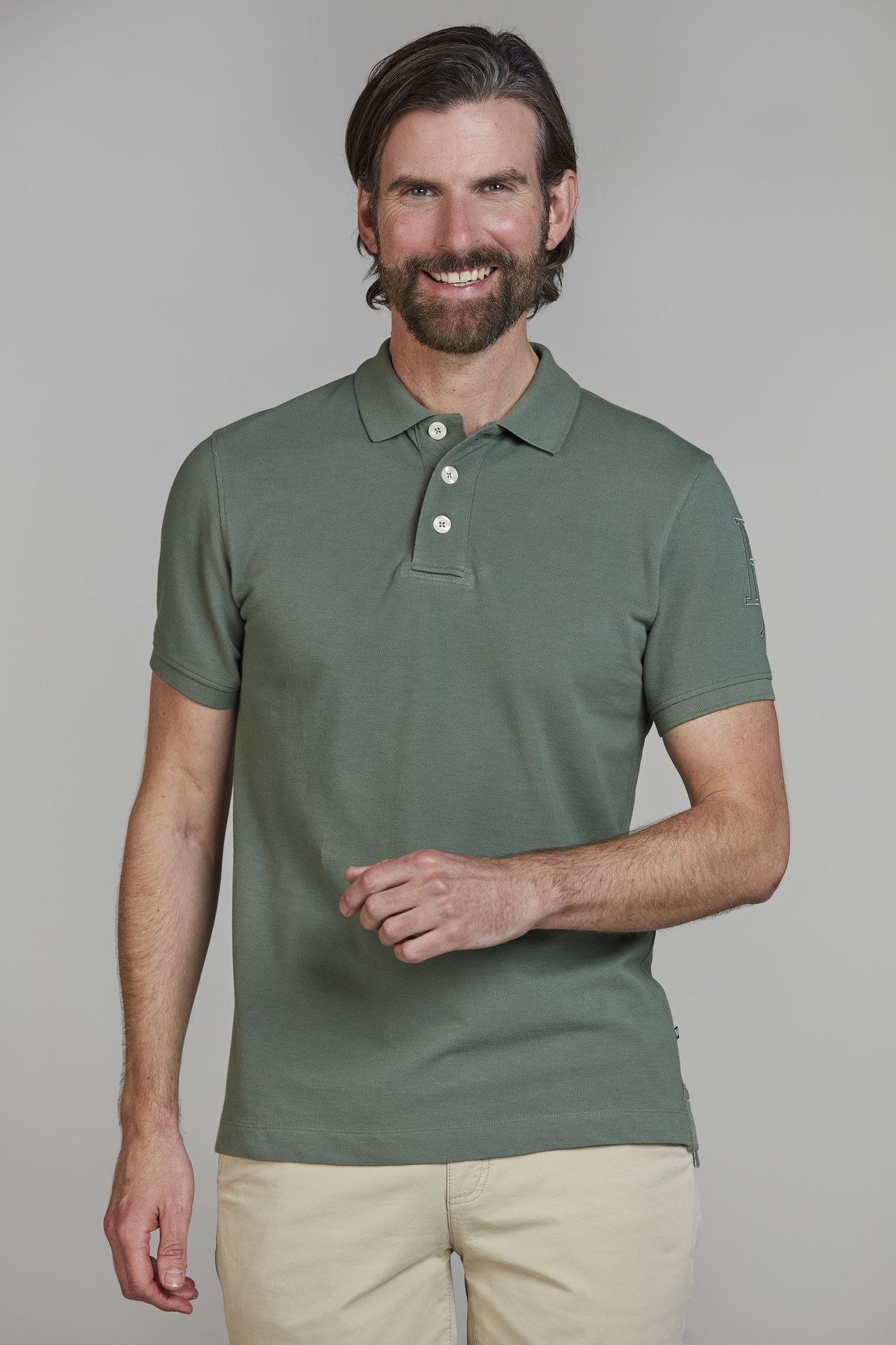 Rough Style Polo, Grön, S, Hansen & Jacob – S