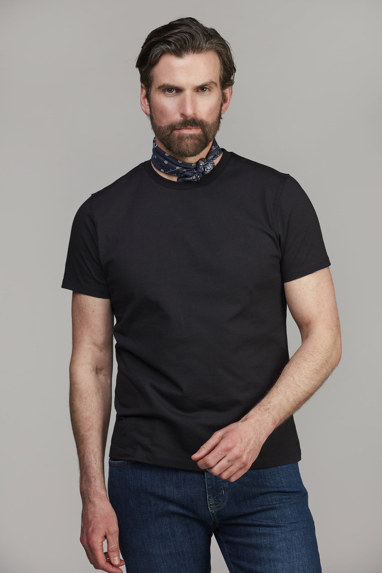 Exklusiv T-shirtClassic Tee, 01 Black, XXXL, Hansen & Jacob - XXXL