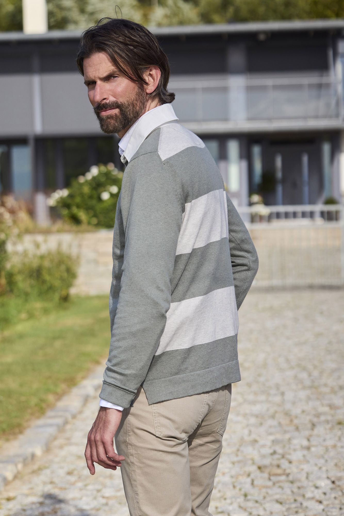 Rugger Style Knit, Dimgrön, XXL, Hansen & Jacob - XXL