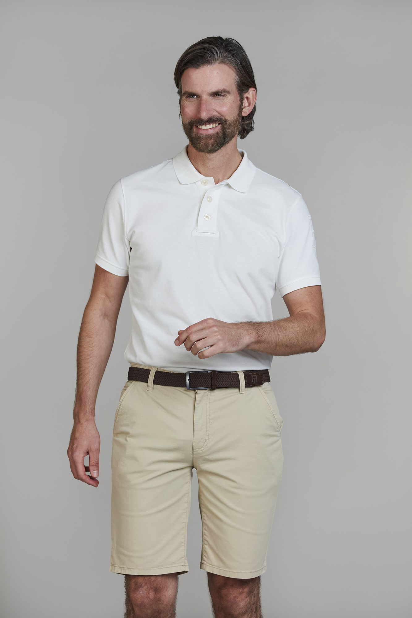 Classic Chino Shorts, Beige, XXXL, Hansen & Jacob - XXXL