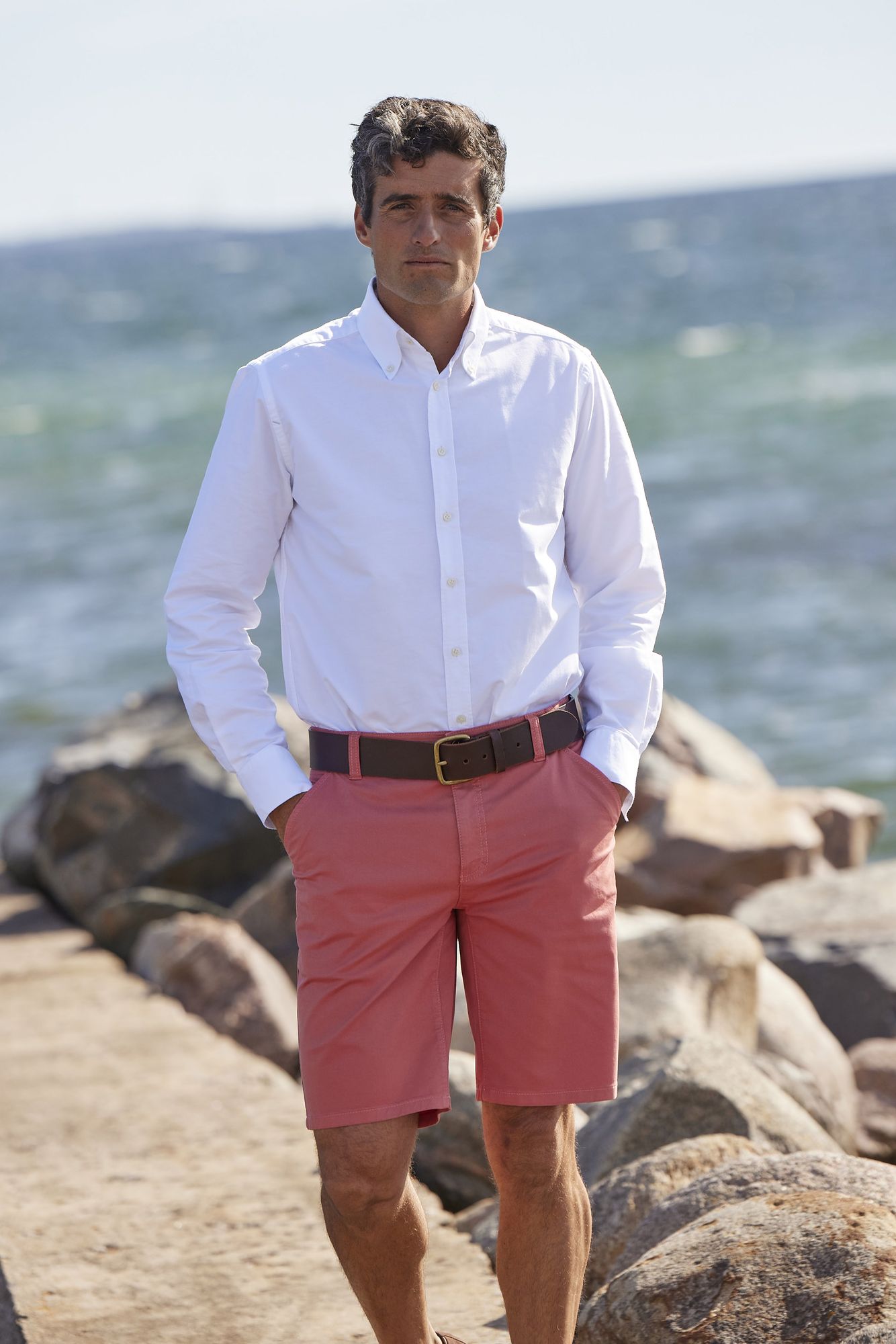 Classic Chino Shorts, Röd, XXXL, Hansen & Jacob - XXXL