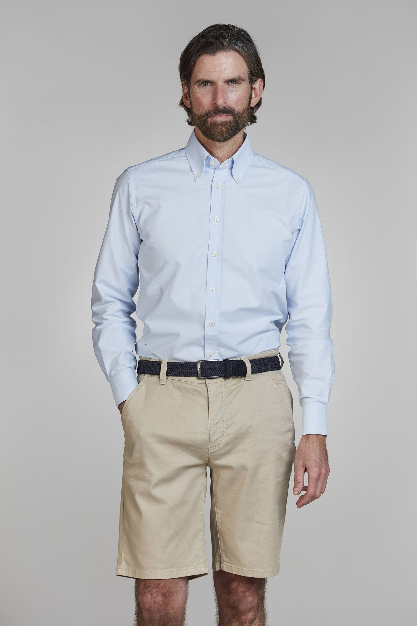 Cotton/linen Shorts, Beige, XXXL, Hansen & Jacob – XXXL