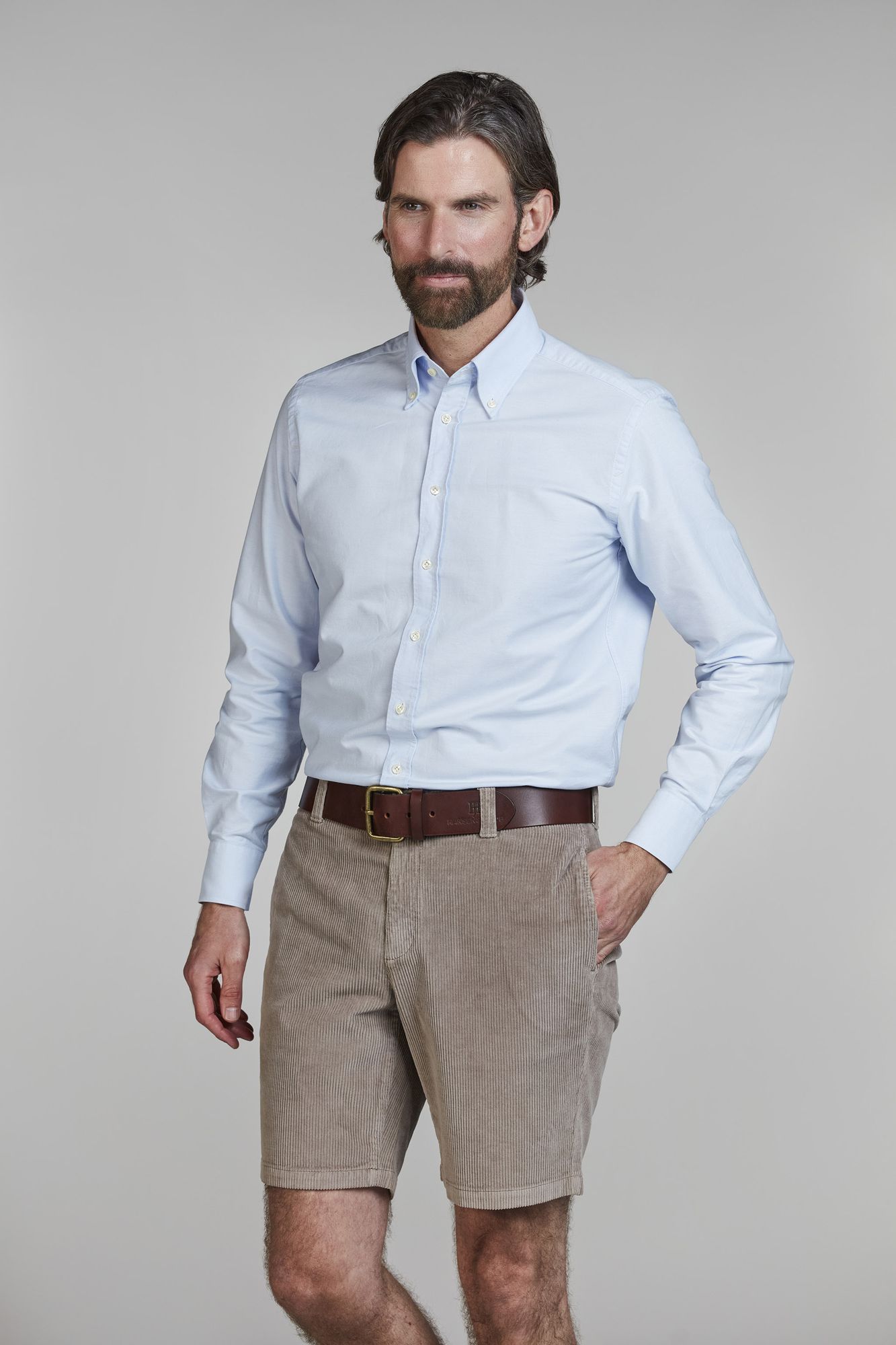 Washed 8w Cord Shorts, Mullvad, XL, Hansen & Jacob - XL