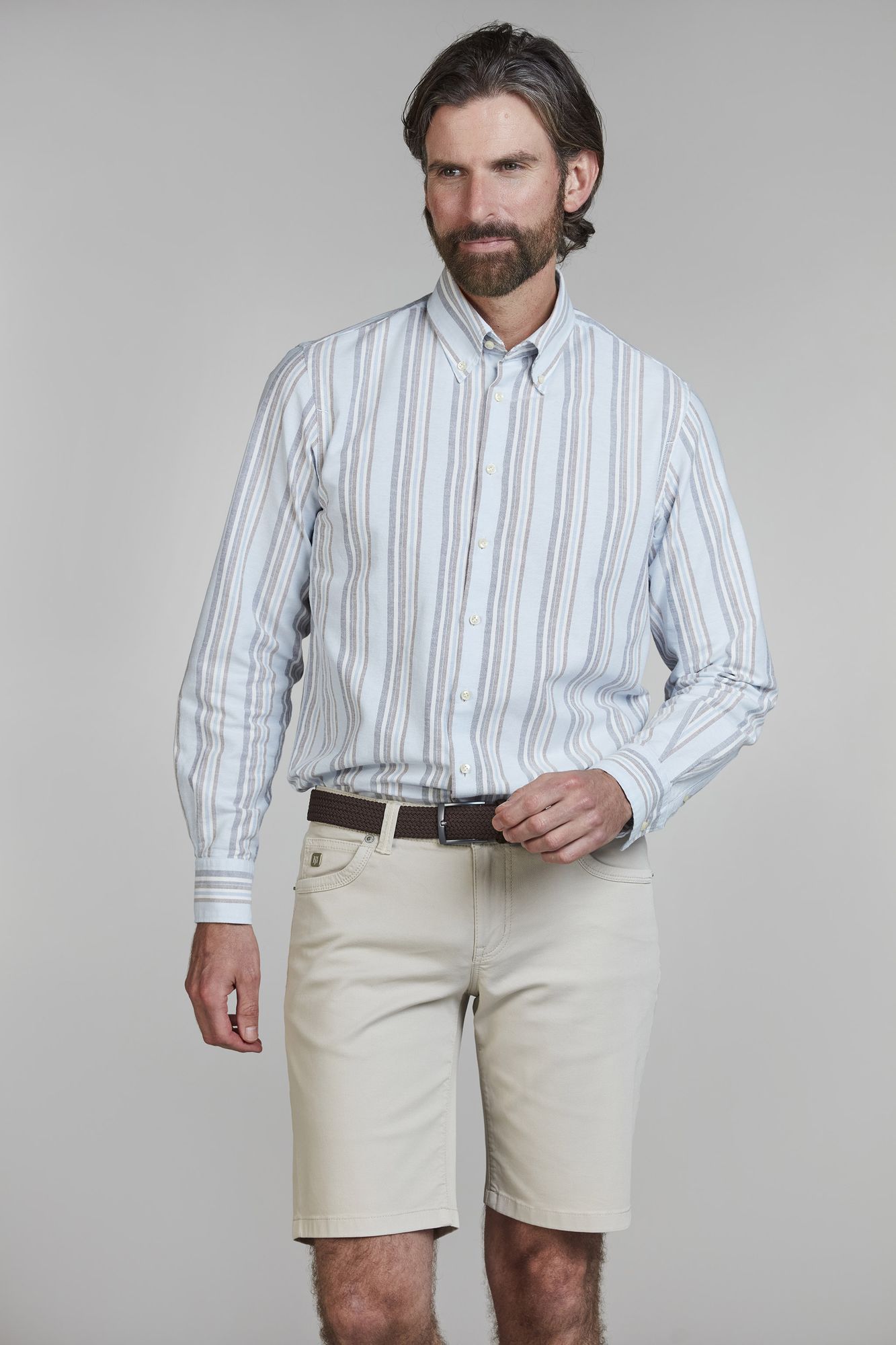 5-pkt Pan Oxford Shorts, Offwhite, XXL, Hansen & Jacob - XXL