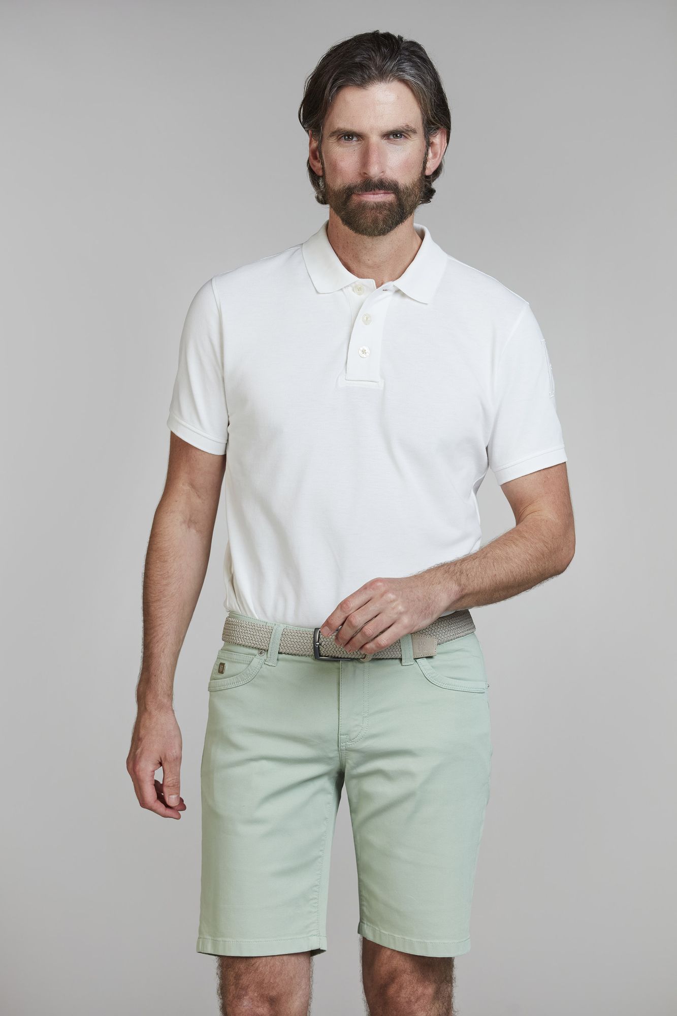 5-pkt Pan Oxford Shorts, Grön, XL, Hansen & Jacob - XL