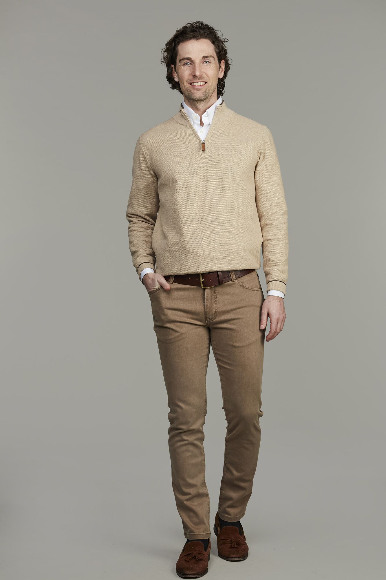 5-pkt Silk Touch Okado, Ljusbrun, 38/34, Hansen & Jacob – 38/34
