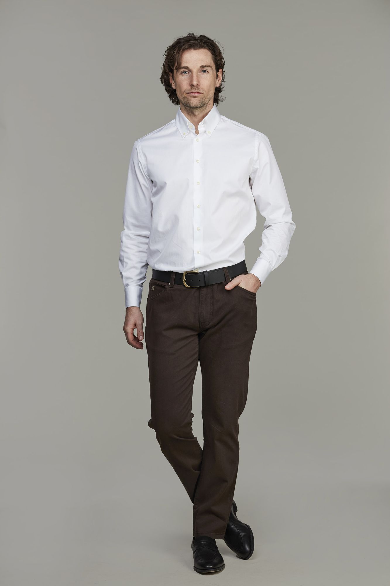 5-pkt Silk Touch Okado, Mörkbrun, 40/32, Hansen & Jacob – 40