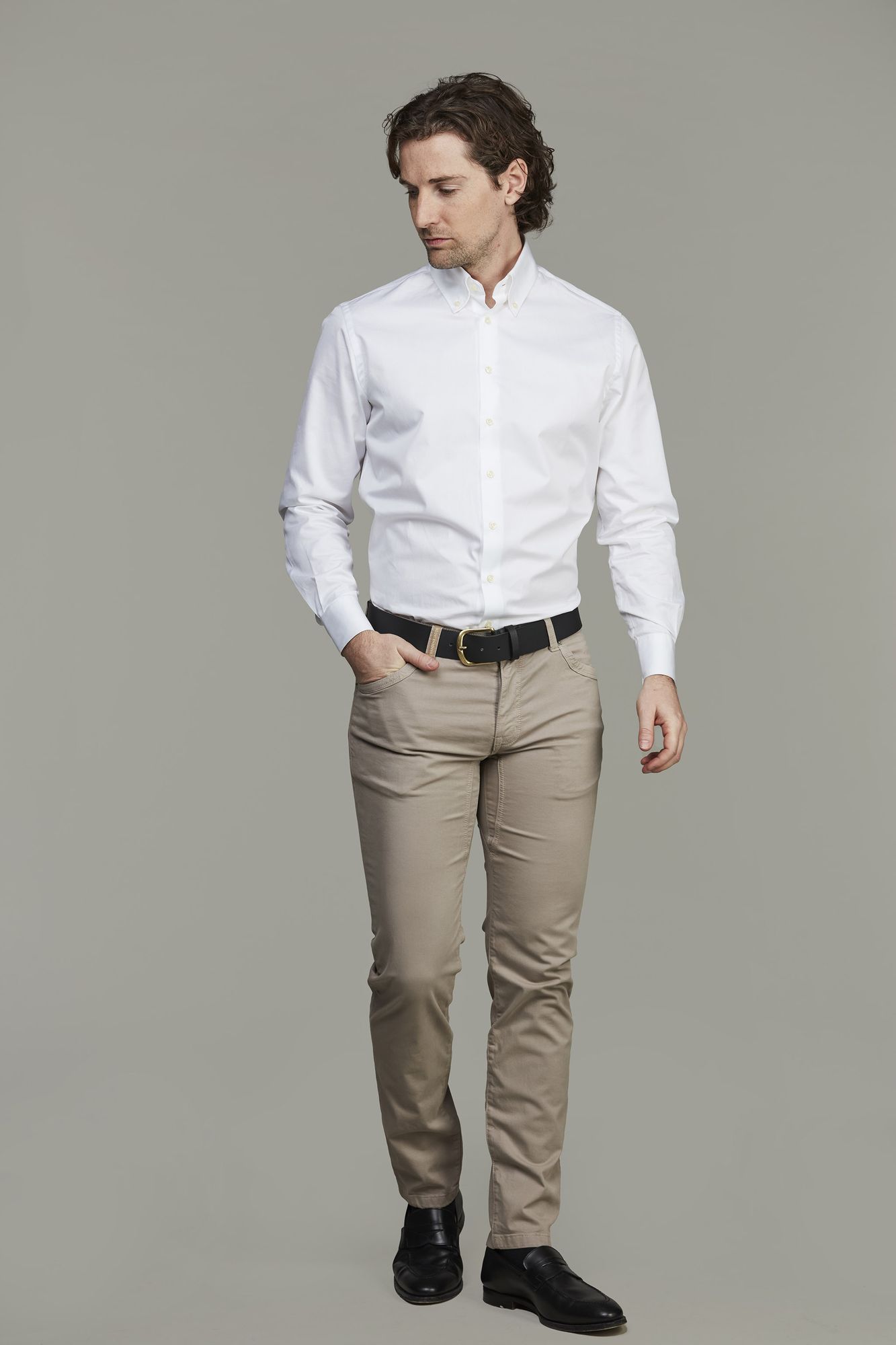 5-pkt Cut´n Sew Aerodyn Stretch, Mullvad, 33/32, Hansen & Jacob – 33/32