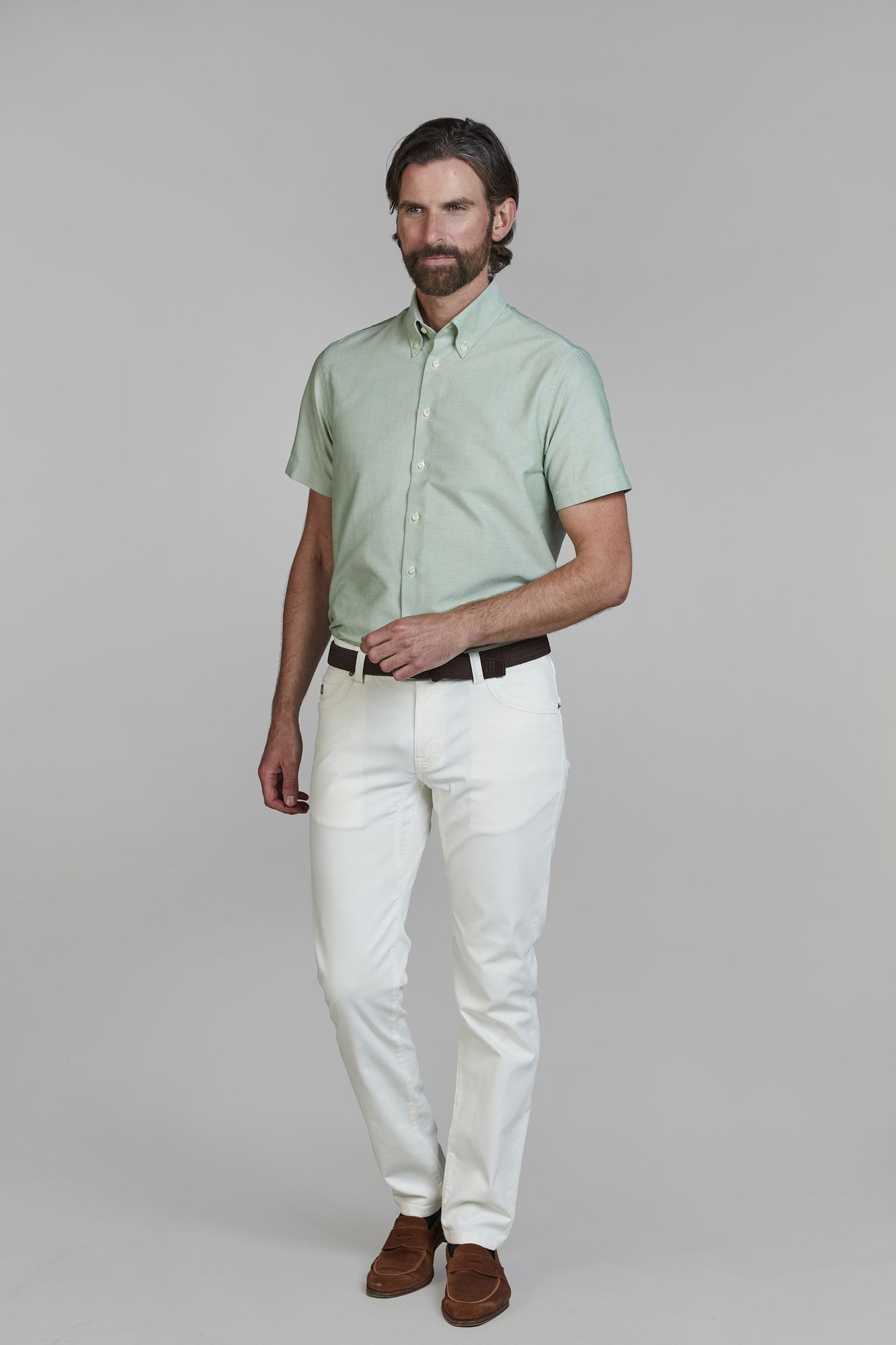 5-pkt Cut N´Sew Pan Oxford, Vit, 30/32, Hansen & Jacob - 30/32