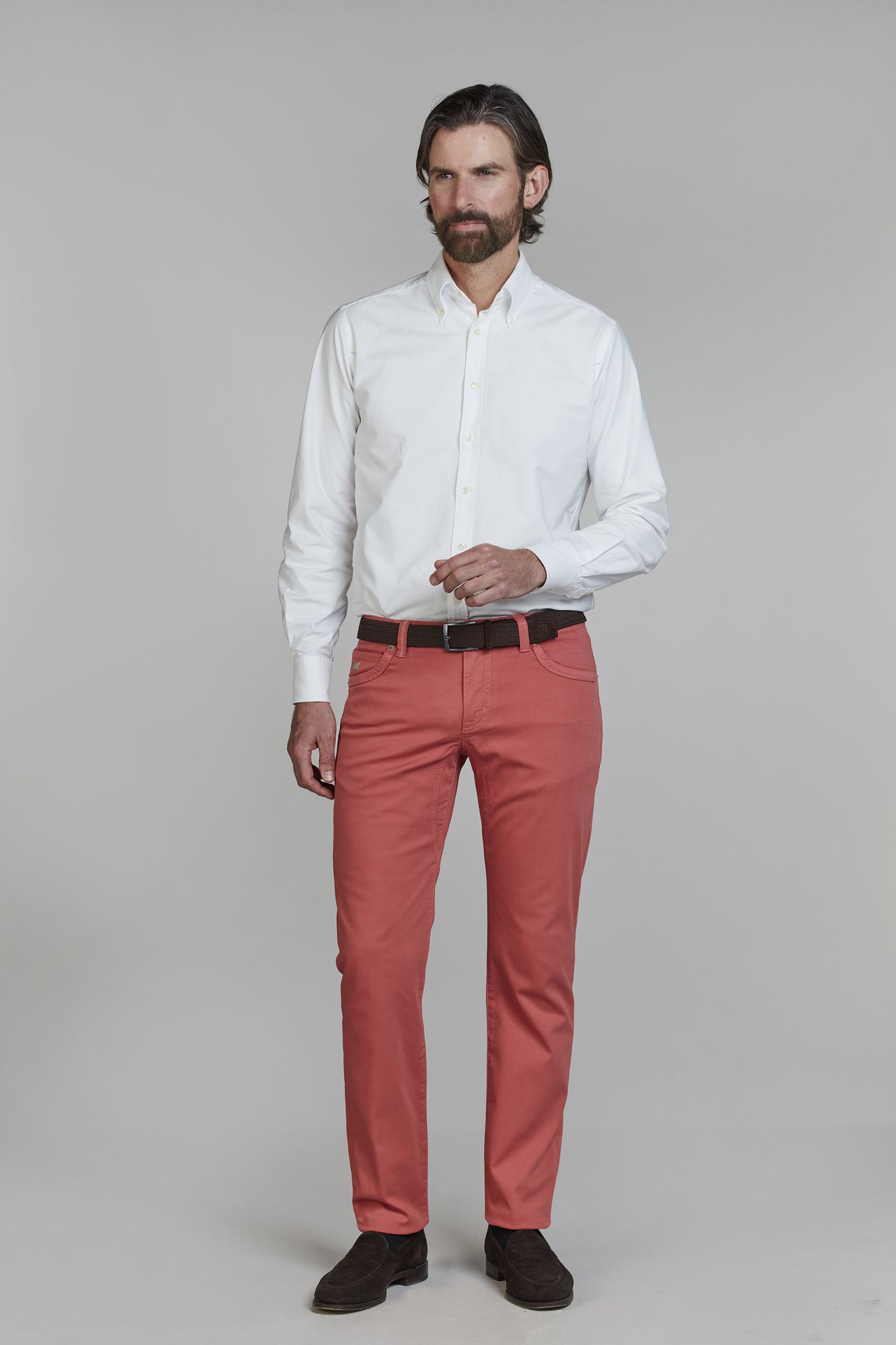 5-pkt Cut N´Sew Pan Oxford, Röd, 31/30, Hansen & Jacob – 31/30